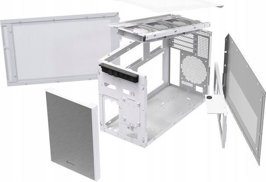 Silverstone SST-SG17W Mini Tower Κουτί Υπολογιστή Λευκό