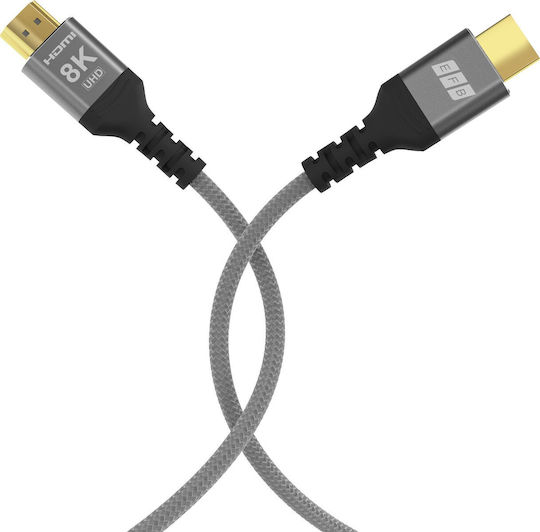 EFB HDMI 2.1 Ultra High Speed 48Gbps 4K 120Hz HDR VRR Kabel HDMI-Stecker - HDMI-Stecker 3m Schwarz