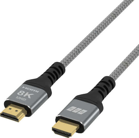 EFB HDMI 2.1 Ultra High Speed 48Gbps 4K 120Hz HDR VRR Kabel HDMI-Stecker - HDMI-Stecker 3m Schwarz