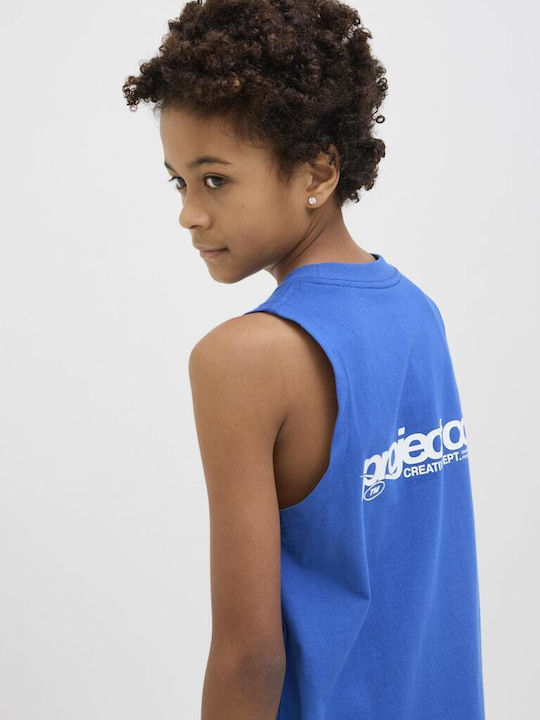 Kids Top Sleeveless Light Blue