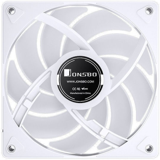 Jonsbo CR-1000 V2 PRO CPU Cooling Fan with RGB for AM4/AM5/1200/115x/1700 Socket White