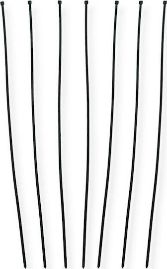 Qoltec Cable Ties Plastic 500mm x 4.8mm in Black Colour (50 pcs) (52214)