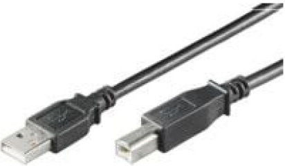 Microconnect 1m USB 2.0 Cable A-Male to B-Male (USBAB1B)