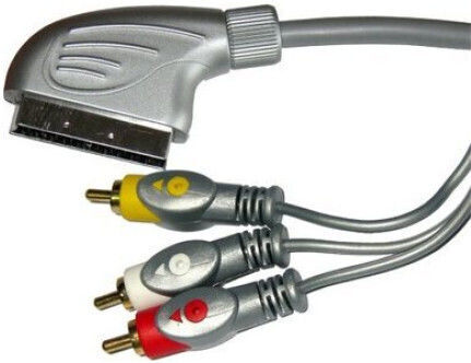 Euro-4rca Cable 1.5m Tear Shape