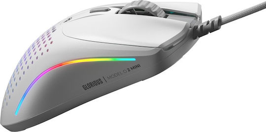 Glorious PC Gaming Race O 2 Mini RGB Gaming Gaming Maus 26000 DPI Weiß
