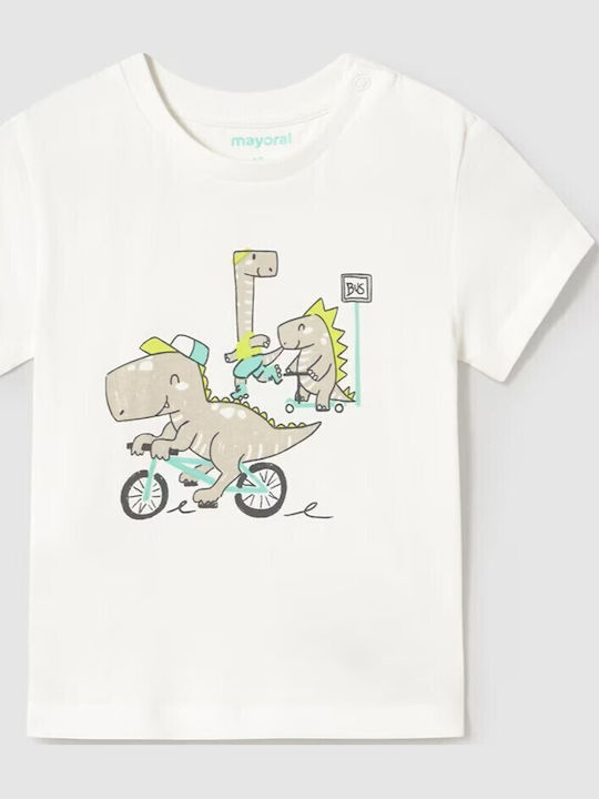 Παιδικό T-shirt Κρεμ