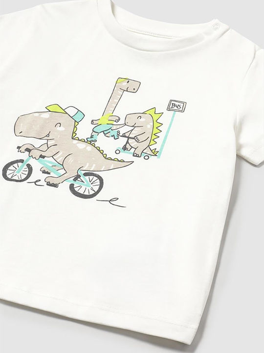 Παιδικό T-shirt Κρεμ