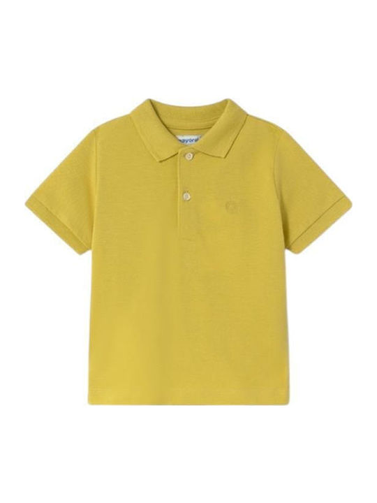 Παιδικό Polo Κοντομάνικο Ωχρα Basic