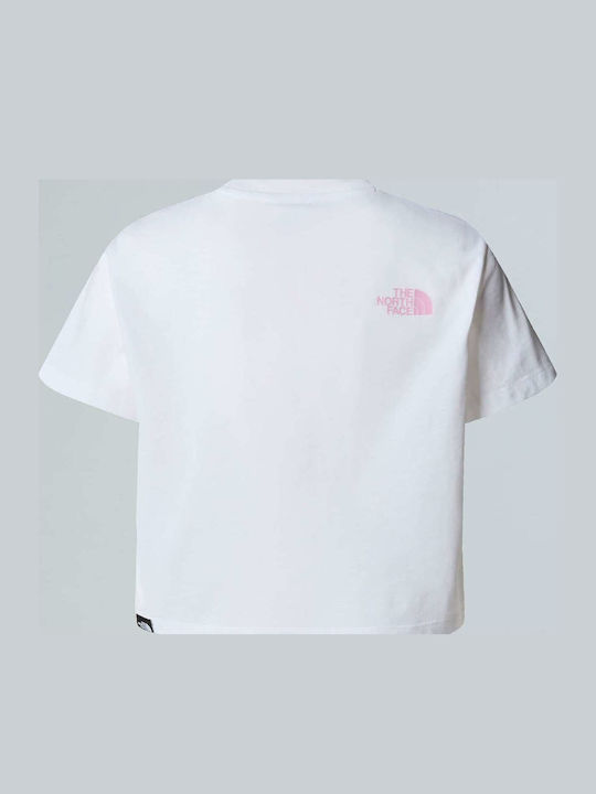 Παιδικό Crop Top Κοντομάνικο Λευκό EASY