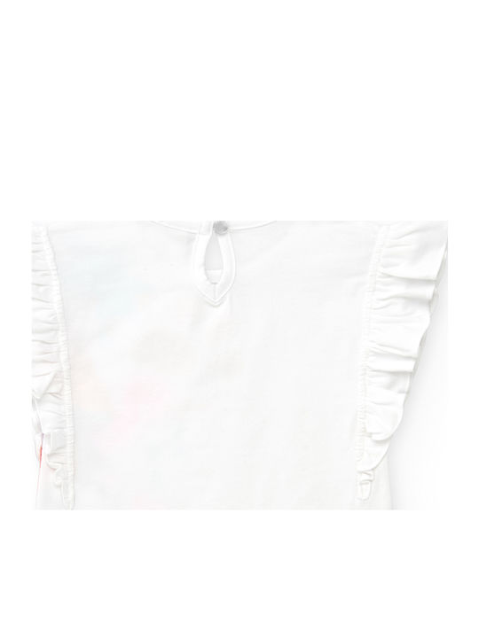 Kids Top Short-sleeved White