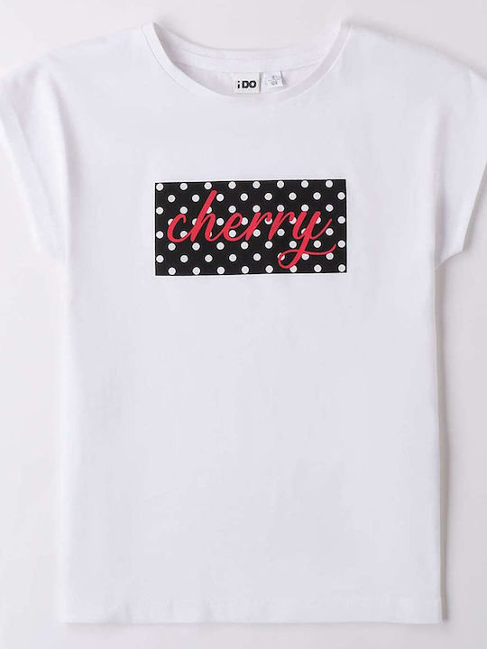 Tricou pentru copii Optical White
