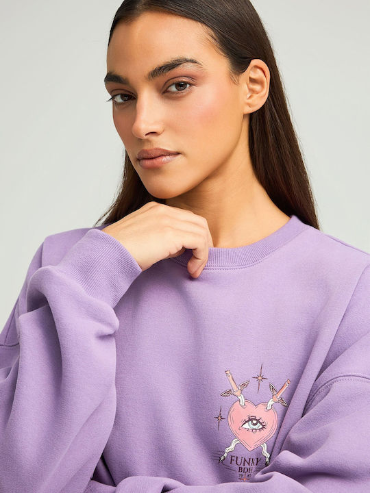 Women's Sweatshirt Purple