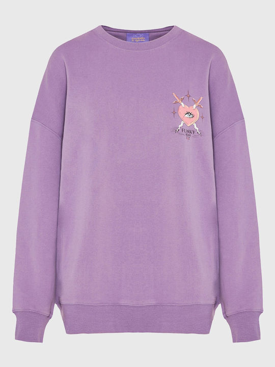Women's Sweatshirt Purple