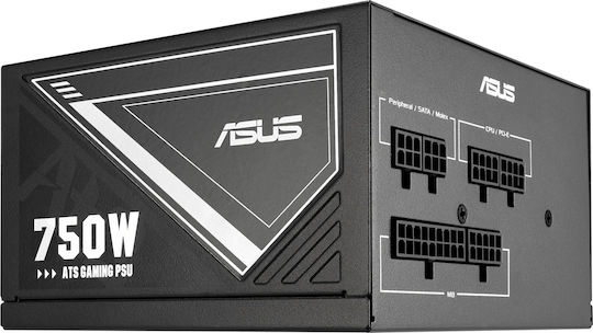 Asus 750W Μαύρο Τροφοδοτικό Υπολογιστή Full Modular 80 Plus Gold (90YE04A1-B0NC00)