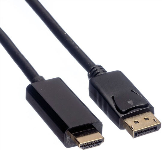 Roline Cable DisplayPort male - HDMI male 1m Black (11.04.5785)