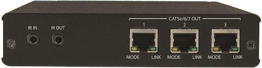 StarTech 3 Port HDBaseT Kit HDMI Extender ST124HDBT
