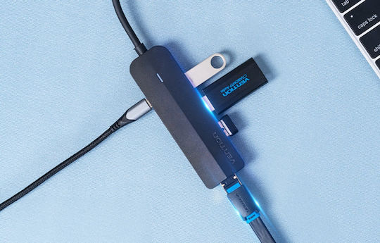 Vention Hub 3 Θυρών USB 2.0 με σύνδεση USB-C