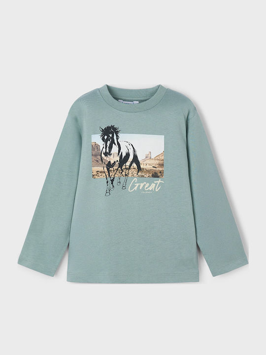 Kids' Shirt Long Sleeve Green