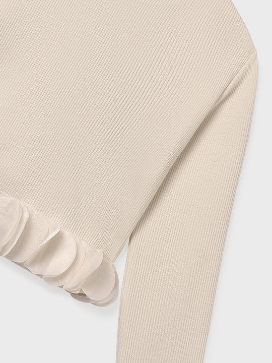 Kids' Shirt Long Sleeve Beige
