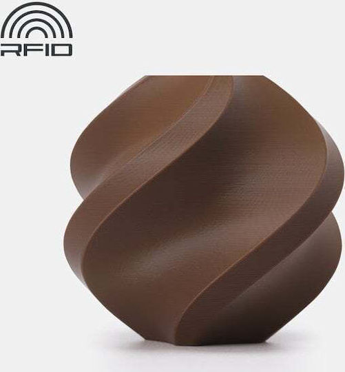 Bambu Lab PLA 3D Printer Filament 1.75mm Cocoa Brown Spool Free 1kg 1τμχ (Refill)