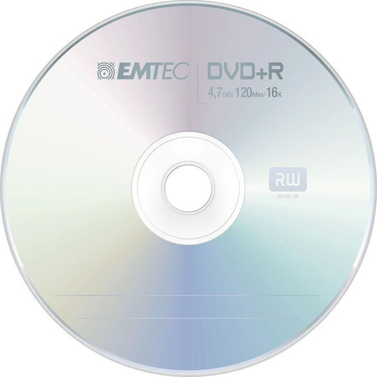 Emtec Εγγράψιμα DVD-R 16x 4.7GB Cake Box 25τμχ