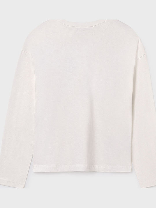Kids' Shirt Long Sleeve Beige-stone