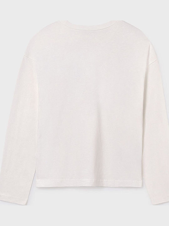 Kids' Shirt Long Sleeve Beige-stone