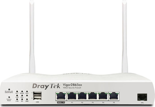 Draytek Vigor 2865ax Annex B Ασύρματο 4G Router με 5 Θύρες Gigabit