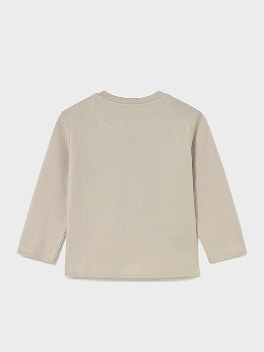 Kids' Shirt Long Sleeve Beige