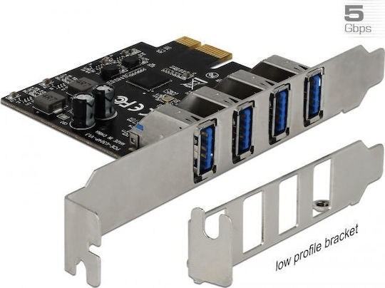 DeLock DeLock PCI Erweiterungskarte mit 4 USB 3.0 Anschlüssen
