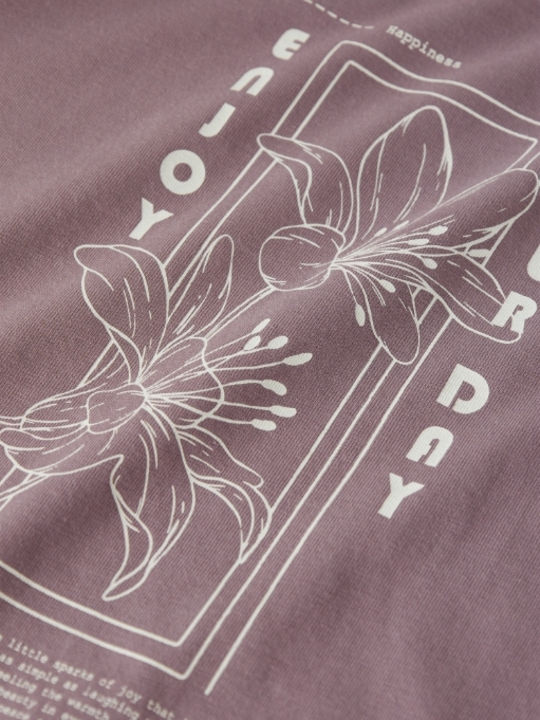 Kids Long-sleeved Lilac Sweater Sweet Love