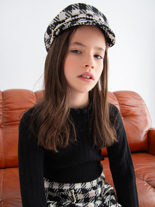 Kids Long-Sleeved Black Blouse