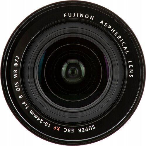 Crop Camera Lens XF 10-24mm f4 R OIS WR Wide Angle for  X Mount Black