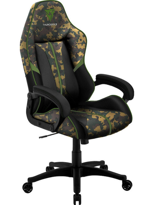 Thunder X3 BC1 Υφασμάτινη Καρέκλα Gaming Camo Green
