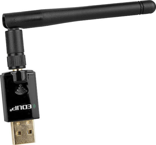 Edup Ep Ac1607 Dual Band 600 Mbps USB WiFi Adapter 2.4GHz 5.8GHz 802.11ac External Antenna