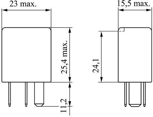 Relay Power Supply Current Bosch 0 986 332 021