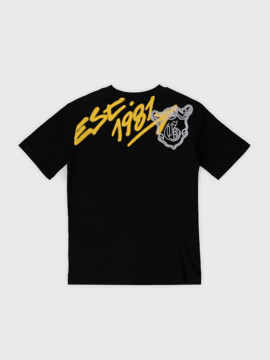 Детска тениска Black