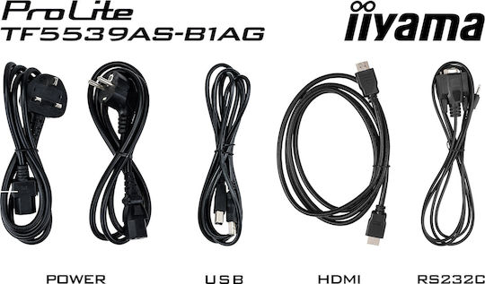 Iiyama TF5539AS-B1AG Public Display LED IPS 4K UHD 54.6" με Οθόνη Αφής