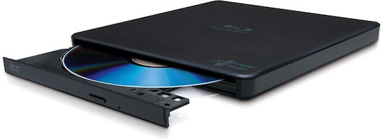 Hitachi-LG Data Storage Εξωτερικός Οδηγός Εγγραφής/Ανάγνωσης Blu-Ray/DVD/CD για Desktop / Laptop Μαύρο