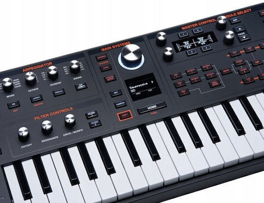 Ashun Sound Machines Synthesizer Hydrasynth Explorer με 37 SemiWeighted Πλήκτρα Μαύρο