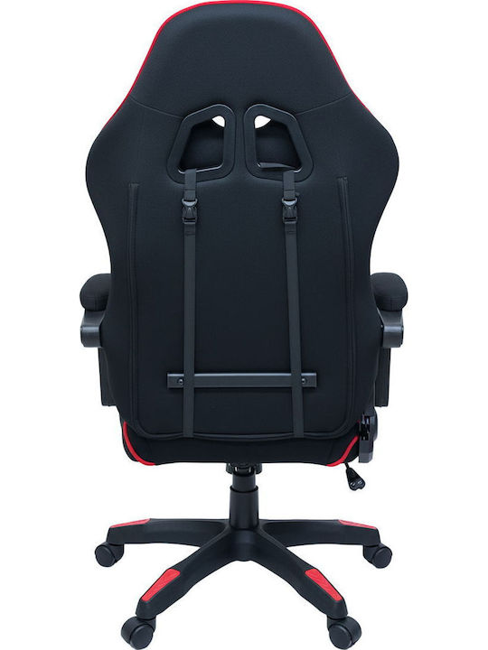 Inferno Raptor Artificial Leather Gaming Chair with Footrest Red