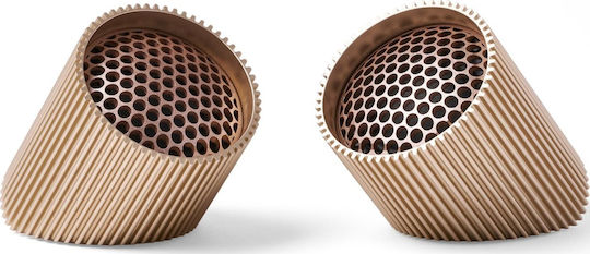 Lexon Design Ray TWS Bluetooth Speaker 6W with Battery Life up to 6 hours Gold