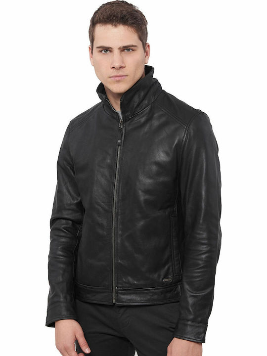Holland Buffalo Leather Jacket Black