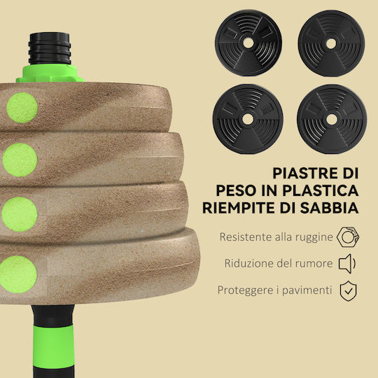 Sportnow Set De Gantere Cu Set De Gantere Greutate Totală 29kg