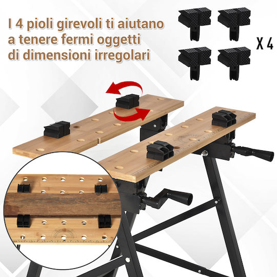 HomCom Bancă Rezistență 150kg 1buc B71-041