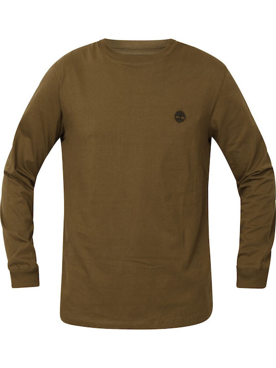 Dunstan River Herrenblusen Langarm Olive