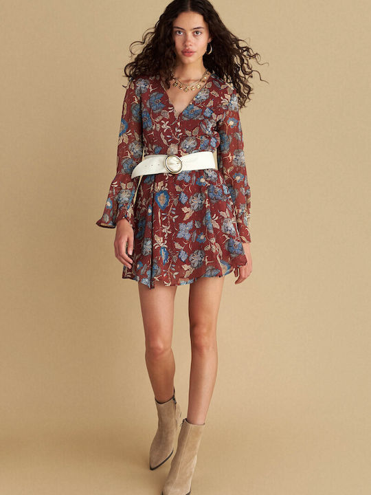 Mini Hemdkleid Mehrfarbig