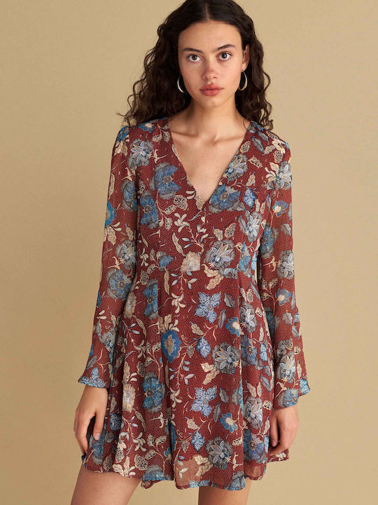 Mini Hemdkleid Mehrfarbig