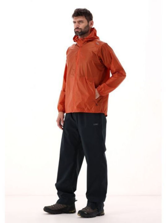 Herren Jacken Wasserdicht und Winddicht Orange
