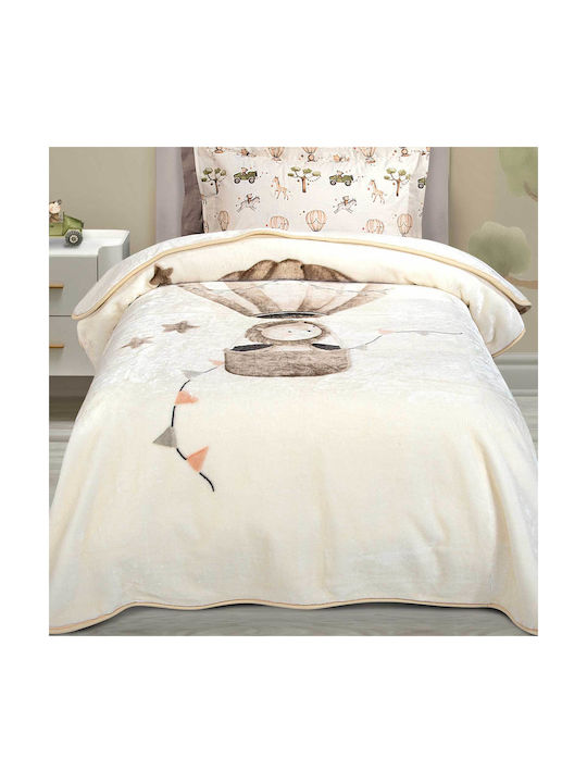 Greenwich Polo Club Κουβέρτα Βελουτέ 8860 Taupe 220x160εκ.